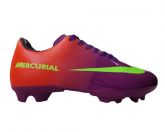 Chuteira Nike Mercurial Vortex Roxo e Laranja MOD:10723