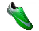 Tênis Futsal Nike Mercurial Vortex Verde e Prata MOD:10720