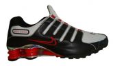 Tênis Nike Shox NZ Preto Branco e vermelho MOD:032
