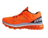 Tênis Nike Air Max 2013 Laranja e Prata MOD:10748 Lançamento