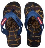 Chinelo Infantil Spider-Man Preto e Azul MOD:30187