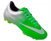 Chuteira Nike Mercurial Vortex Verde e Prata MOD:10702