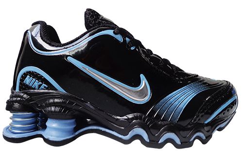 Tênis Infantil Nike Shox Turbo Preto e Azul Bebê MOD:10483