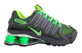 Tênis Nike Shox NZ Cromado Grafite com Verde MOD:10516