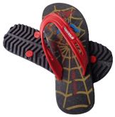 Chinelo Infantil Spider Man Preto e Vermelho MOD:30156