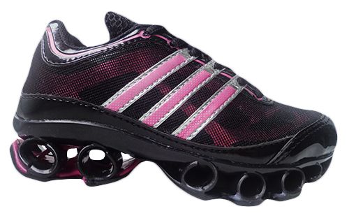 Tênis Infantil Adidas Bounce Titan Mesh Preto e Rosa MOD:104